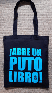 BOLSA DE ALGODON - ABRE UN PUTO LIBRO