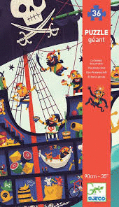 PUZZLE GIGANTE BARCO PIRATA