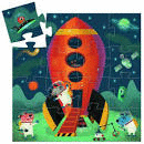 PUZZLE SILUETA NAVE ESPACIAL 16 PIEZAS