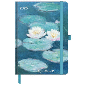 AGENDA ANUAL 2025 CLAUDE MONET SEMANA VISTA 16X22