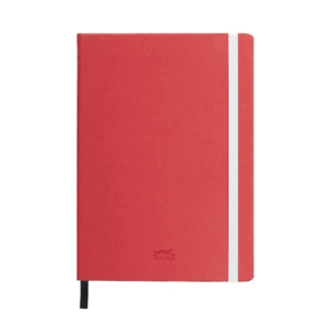 CUADERNO NOTAS GALGO A5 80H 100G LISO ROJO