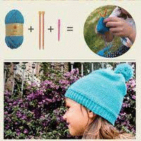 KIT TRICOT GORRO AZUL