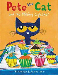 PETE CAT AND THE MISSING CUPCAKES   	