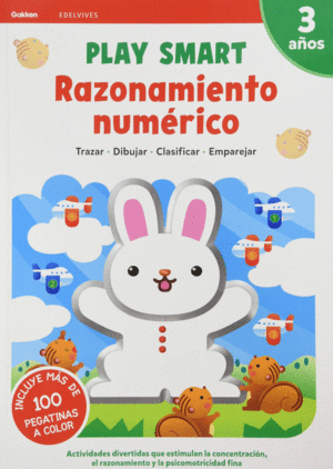 RAZONAMIENTO NUMERICO 3AÑOS 21 PLAY SMART GAKKEN