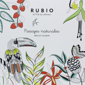 LIBRO COLOREAR PAISAJES. RUBIO.