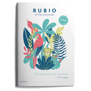 MI CUADERNO DE VERANO RUBIO 5-6 AÑOS