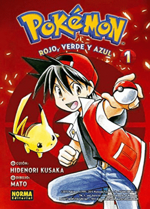 POKEMON 01 ROJO VERDE Y AZUL 01