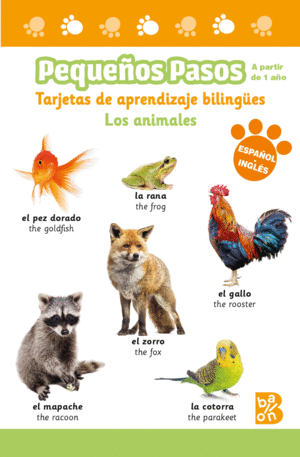 TARJETAS BILINGUES LOS ANIMALES