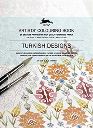 TURKISH DESIGNS ARTISTS' COLOURING BOOK