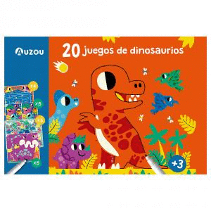 20 JUEGOS DE DINOSAURIOS. AUZOU.